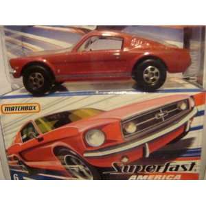  Matchbox Superfast 65 Mustang GT ReD 2007 scale 1/64 