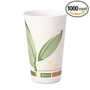 Solo 412RCN Bare Eco Forward Recycled Content PCF Paper Hot Cup, 12 oz 