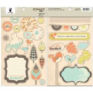 Fancy Pants Designs   Summers End Collection   Chipboard 