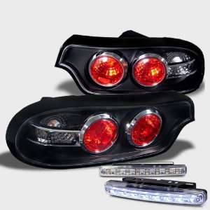 Eautolight Mazda RX7 RX 7 JDM Altezza Black Coupe Tail Light Lamps 