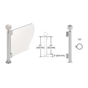   Round PP04 Elegant Series Counter/Partition End Post by CR Laurence