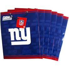 Pro Specialties New York Giants Team Logo Medium Size Gift Bag (6 Pack 