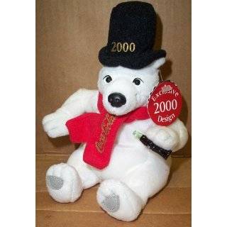 Coca Cola Polar Bear in a 2000 Hat #0277 by Cavanagh