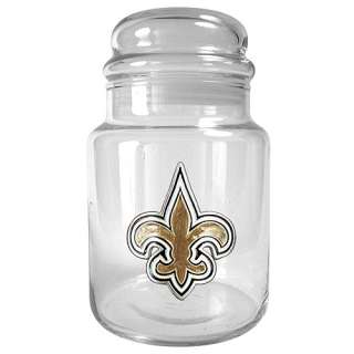   Great American Products New Orleans Saints 31oz Glass Candy Jar