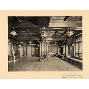  1908 Print Japanese Tea Room Auditorium Annex Kawabe 