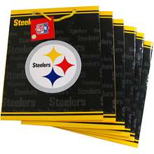 Pro Specialties Pittsburgh Steelers Team Logo Medium Size Gift Bag (6 