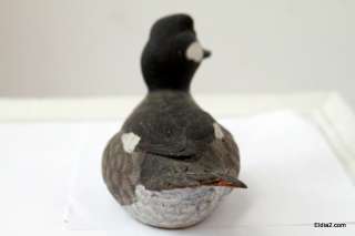 Vintage Duck Decoy Hand Carved Made of Wood  