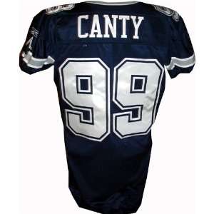 Chris Canty #99 Cowboys Game Issued Navy Jersey (Size 48) (Tagged 2006 