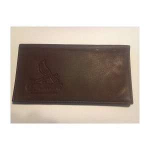  St Lewis Cardinals Chocolate Brown Leather Embossed 