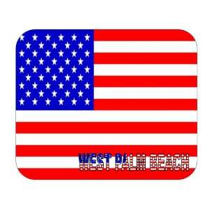  US Flag   West Palm Beach, Florida (FL) Mouse Pad 