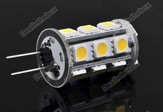 Warm White New G4 5050 SMD 18 LED 360 Degree Car Bulb Lamp 12V  