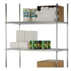 FocusFoodService FF2124C 21 in. x 24 in. Wire Shelf   Chrome