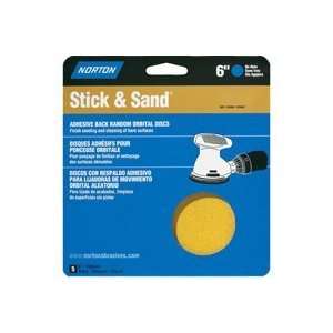   48909 6 120 Fine Grit Stick & Sand Discs   5 Pack