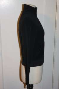 Juicy Couture 2 pc. Black Terry track jacket and crop pants both size 