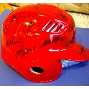  2010 Team Autographed / Signed Batting Helmet   Autographed MLB 
