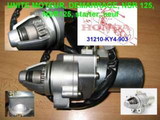 Starter Motor Honda NSR 125, NSR125, JC22, Démarreur  