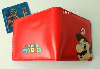 Super Mario Bros Brieftasche Geldbörse Nintendo Rot  