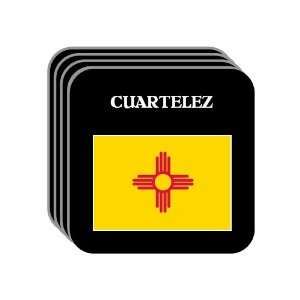  US State Flag   CUARTELEZ, New Mexico (NM) Set of 4 Mini 