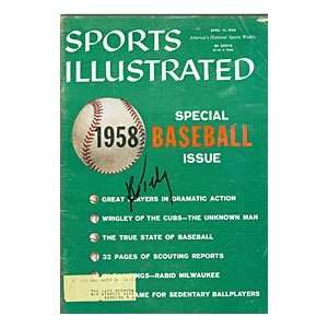   Turley Autographed / Signed Sports Illustrated Magazine April 14, 1958