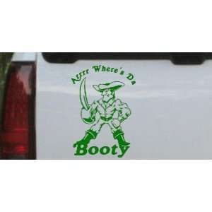  Pirate Wheres Da Booty Funny Car Window Wall Laptop Decal 