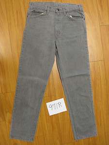 levis USA vintage 509 Gray regular fit jeans 34x32 971R  