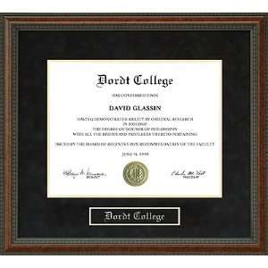 Dordt College Diploma Frame