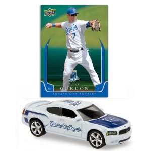   with an Exclusive Upper Deck Trading Card  Kansas City Royals   Gordon