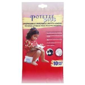   Plus Disposable Portable Potty Liners 10 pack