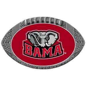  Alabama Crimson Tide NCAA Football One Inch Pewter Lapel 