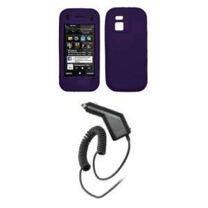 Premium Purple Soft Silicone Gel Skin Cover Case + Rapid 