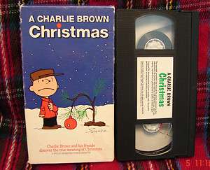 Charlie Brown Christmas Vhs Video Shell Oil OOP Rare 1992 Release 