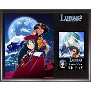 Lunar 2 Eternal Blue Collectible Plaque Series w/ Collectors Card