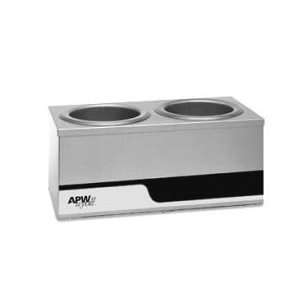  APW W4 2 8 qt. Twin Well Warmer Appliances