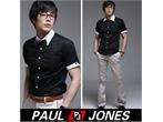 PJ Fine Mens Casual Slim fit Dress Simple Shirts  