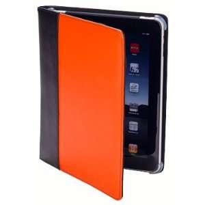   IC 1040OB Leather iPad Cover/Case (Orange/Black) Electronics