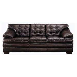    03 Galaxy Expresso Leather Sofa in Rich Black Furniture & Decor