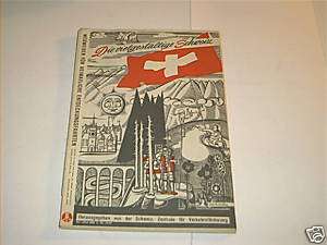 106) Imhof   Die vielgestaltige Schweiz   1939   Karte  