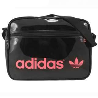 Adidas AC Airline Pat Bag Tasche Schwarz Pink  
