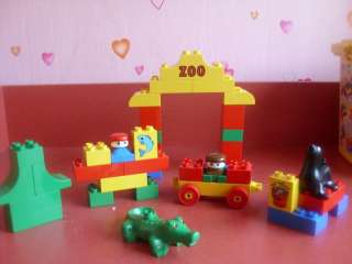 Lego Duplo große Zoo Set Tiere Figur Anhänger Box 2372 Rarität