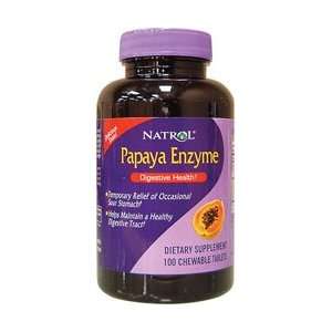  Natrol Papaya Enzyme 100 tabs