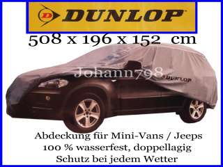 Garage Auto Schutzhülle DUNLOP Autoplane Van/Jeep 2XL  