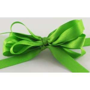  Offray Twill Ribbon, 5/8 Wide, 100 Yards, Apple Green 