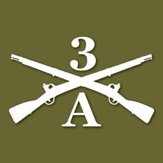 3rd US Infantry The Old Guard A Co Vinyl Decal Sticker  