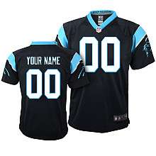 Boys Nike Carolina Panthers Customized Game Team Color Jersey (4 7 