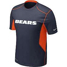 Nike Chicago Bears Sideline Hypercool Speed Dri FIT T Shirt    