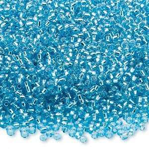  Silver Lined Teal #11 Seed Beads 50 Gram Lot Arts 