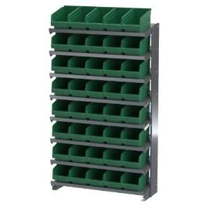 Akro Mils APRS090 GREEN Single Sided Pick Rack with 40 30090 Green 