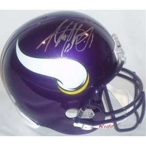  Adrian Peterson Autographed Helmet   Replica Sports 