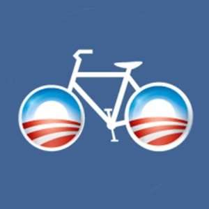  Obama Bicycle Button Arts, Crafts & Sewing