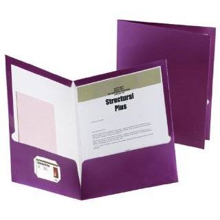  Oxford Laminated Twin Pocket folders, White   Pack of 10 